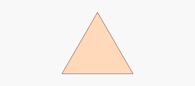 acute triangle in the real world